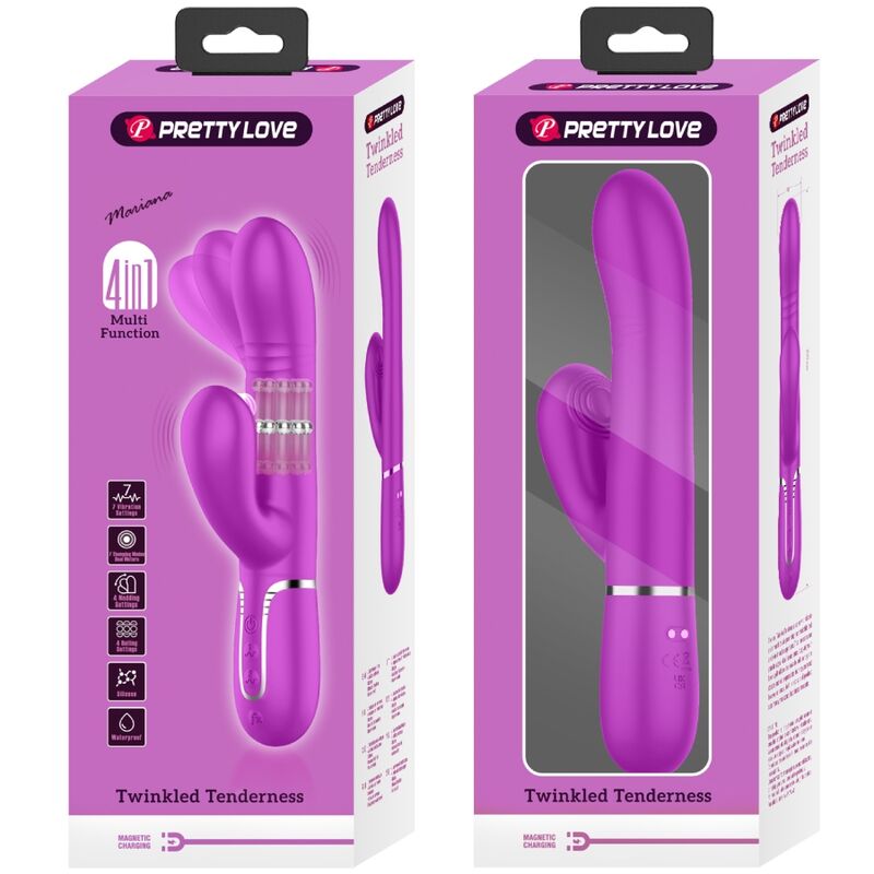 High Tech-Vibratore multifunzione coniglio G-spot in silicone 22 High Tech-Vibratore multifunzione coniglio G-spot in silicone — PRETTY LOVE · Vibratori (imaginea 8)