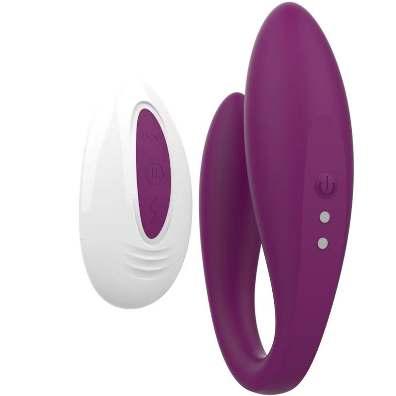 Armony-Kitty Vibratore per Coppia Viola, Telecomando-Silicone 3 Armony-Kitty Vibratore per Coppia Viola, Telecomando-Silicone · Giocattoli per coppie (imaginea 3)