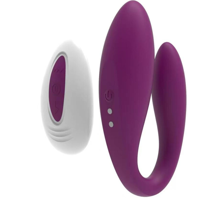 Armony-Kitty Vibratore per Coppia Viola, Telecomando-Silicone · Giocattoli per coppie