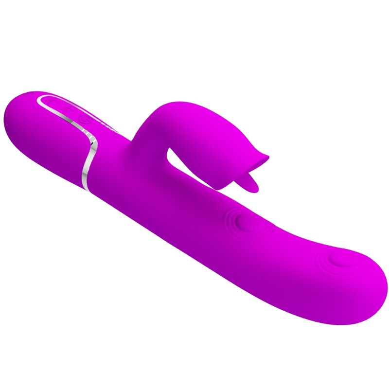High Tech-Vibratore coniglio con funzione di liquefazione in silicone