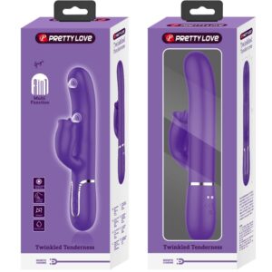 High Tech-Vibratore coniglio con funzione di liquefazione in silicone — PRETTY LOVE · Vibratori (imaginea 8)