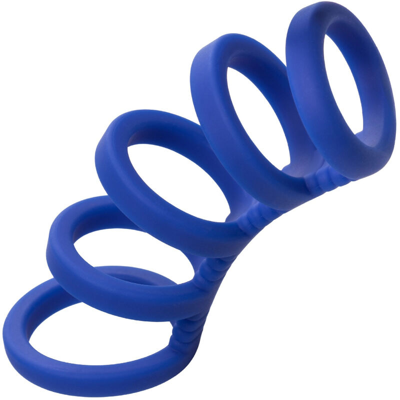 Calexotics-Xtreme Gabbia per Pene Blu-Silicone · Anelli & Guaine per pene (immagine 6)