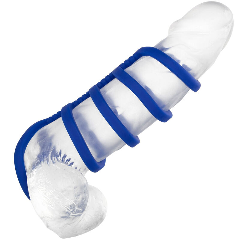 Calexotics-Xtreme Gabbia per Pene Blu-Silicone · Anelli & Guaine per pene (immagine 5)