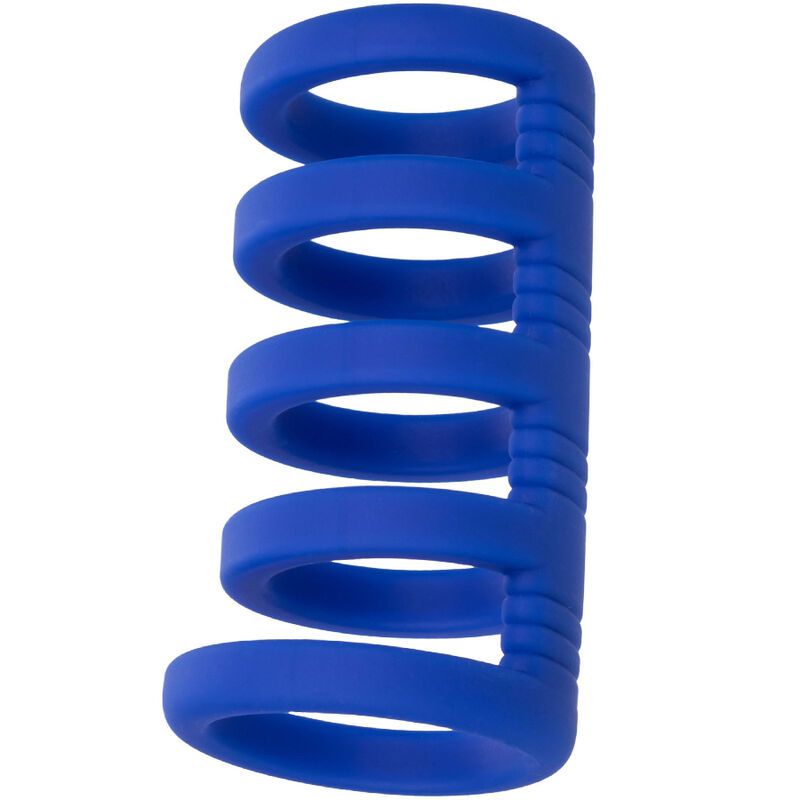 Calexotics-Xtreme Gabbia per Pene Blu-Silicone · Anelli & Guaine per pene (immagine 4)
