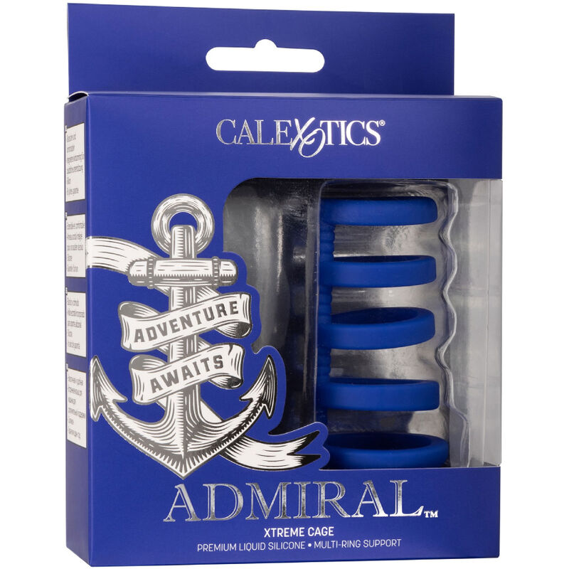 Calexotics-Xtreme Gabbia per Pene Blu-Silicone · Anelli & Guaine per pene (immagine 2)