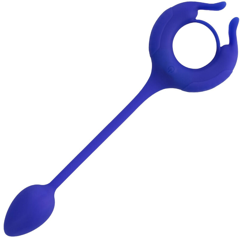 Calexotics-Anello vibrante con peso Blu-Silicone, 10 · Anelli & Guaine per pene (immagine 6)