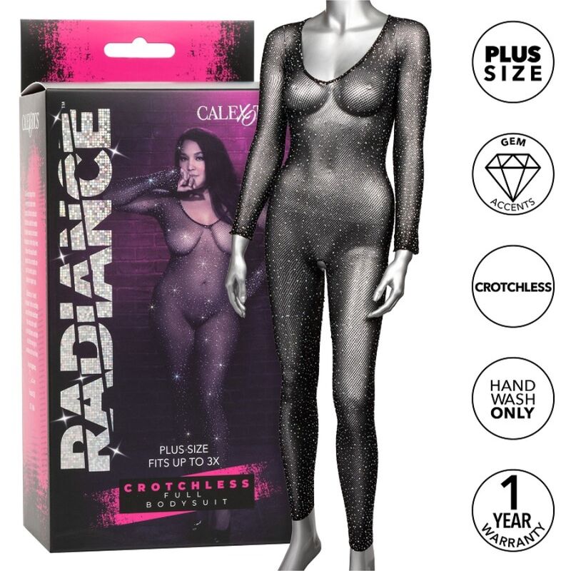 Calexotics-Radiance Body Tagliato nella Zona Intima con Strass