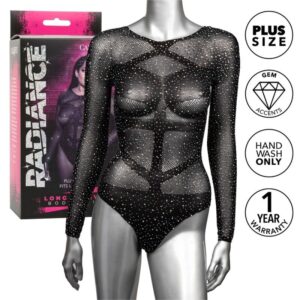 Calexotics-Body Radiance Plus Size Maniche Lunghe e Strisce · Lingerie sexy donna