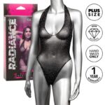 Calexotics-Radiance Plus Size Body Decoupage Profondo con Strass · Lingerie sexy donna