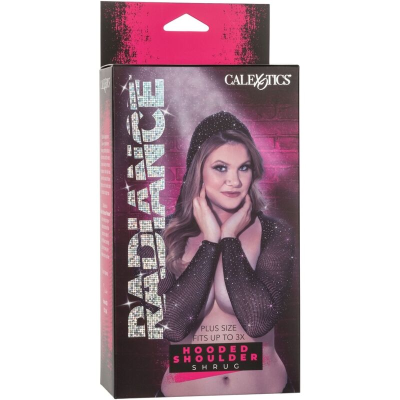 Calexotics-Bolero Radiance con Cappuccio e Strisce Plus Size · Accessori lingerie (immagine 4)