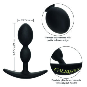Calexotics-Boundless 2X Teardrop plug-Silicone · Giocattoli anali (imaginea 2)