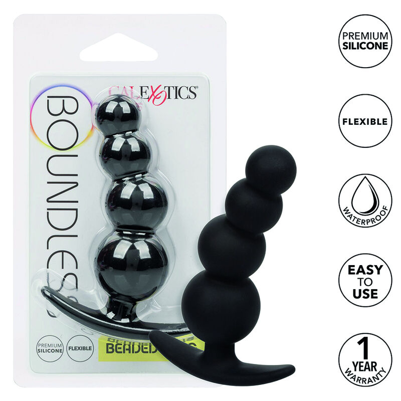 Calexotics-Boundless Plug con Perline-Silicone · Giocattoli anali (imaginea 8)