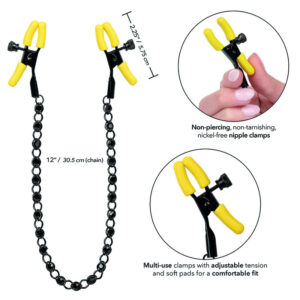 Calexotics-Morsetti regolabili Boundless per cappelli, catena · Accessori BDSM
