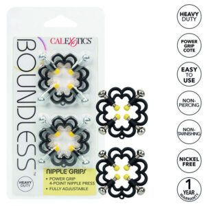 Calexotics-Morsetti Boundless per Capezzoli · Accessori BDSM (imaginea 2)