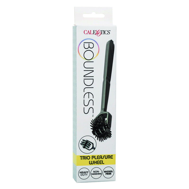 Calexotics-Ruota Trio Boundless per il Piacere-Metallo, Rotazione · Accessori BDSM (immagine 2)