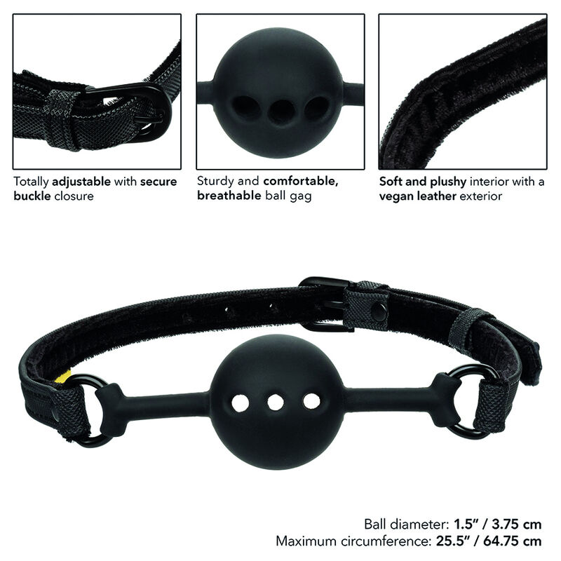 Calexotics-Boundless Morsetto traspirante a sfera in silicone · Bondage & Manette (imaginea 4)