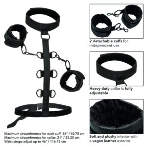 Calexotics-Boundless Collana con Imbracatura Regolabile · Bondage & Manette (immagine 6)