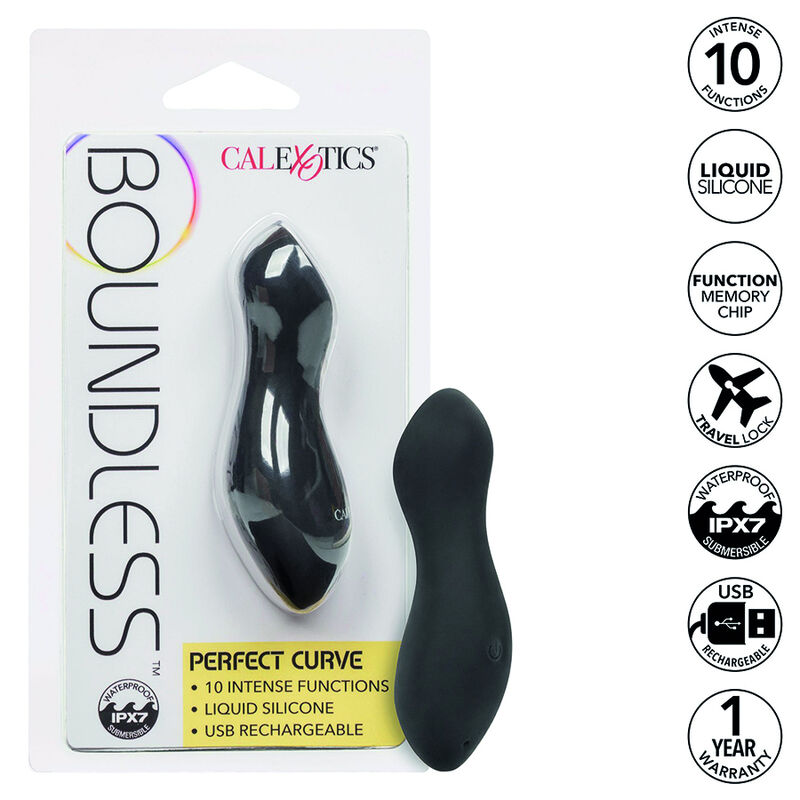 Calexotics-Boundless Vibratore di Massaggio Perfetto Curve-Silicone, 10 2 Calexotics-Boundless Vibratore di Massaggio Perfetto Curve-Silicone, 10 · Vibratori (imaginea 2)