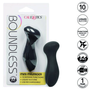 Calexotics-Boundless Mini Massaggiatore-Silicone, 10 velocità, Ricaricabile · Vibratori (imaginea 2)