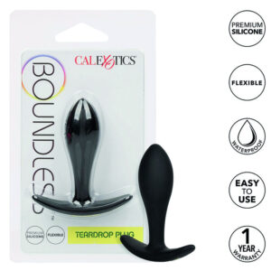 Calexotics-Boundless Plug anale Forma sottile lacrimale, Silicone · Giocattoli anali (immagine 9)