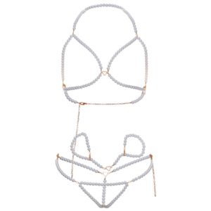 Leg Avenue Kink-Leg Avenue Set reggiseno Open Cup, Mutandine · Lingerie sexy donna (imaginea 5)