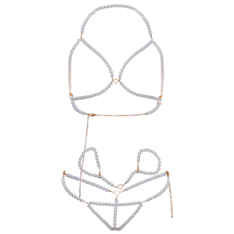 Leg Avenue Kink-Leg Avenue Set reggiseno Open Cup, Mutandine · Lingerie sexy donna (imaginea 5)