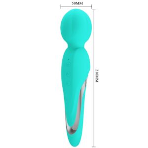 High Tech-Walter Bacchetta Vibrante Verde Aqua-Silicone, 7 velocità 15 High Tech-Walter Bacchetta Vibrante Verde Aqua-Silicone, 7 velocità — PRETTY LOVE · Vibratori (imaginea 6)
