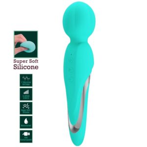High Tech-Walter Bacchetta Vibrante Verde Aqua-Silicone, 7 velocità 14 High Tech-Walter Bacchetta Vibrante Verde Aqua-Silicone, 7 velocità — PRETTY LOVE · Vibratori (imaginea 5)
