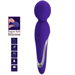High Tech-Walter Vibratore Wand Silicone, 7 velocità, USB — PRETTY LOVE · Vibratori (immagine 17)