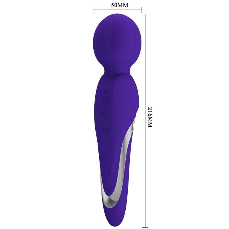 High Tech-Walter Vibratore Wand Silicone, 7 velocità, USB — PRETTY LOVE · Vibratori (immagine 11)