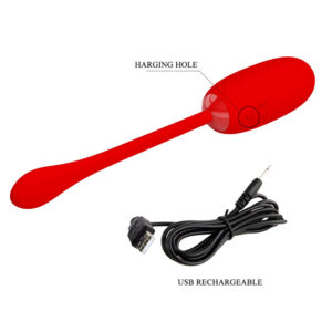Fun Toys-Julius Uovo Vibratore Ricaricabile Resistente all'Acqua-Rosso 18 Fun Toys-Julius Uovo Vibratore Ricaricabile Resistente all'Acqua-Rosso — PRETTY LOVE · Vibratori (imaginea 8)