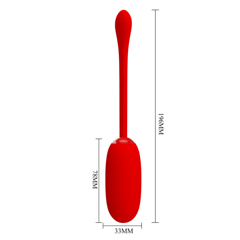 Fun Toys-Julius Uovo Vibratore Ricaricabile Resistente all'Acqua-Rosso 6 Fun Toys-Julius Uovo Vibratore Ricaricabile Resistente all'Acqua-Rosso — PRETTY LOVE · Vibratori (imaginea 6)
