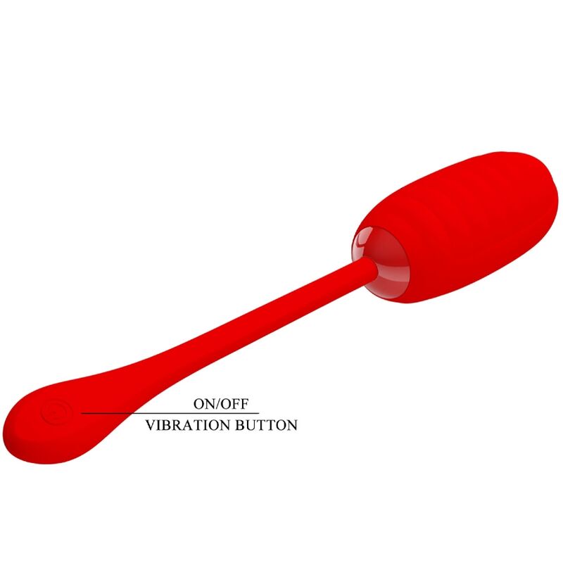 Fun Toys-Kirk Uovo Vibratore Ricaricabile Rosso-Silicone, 12 velocità 7 Fun Toys-Kirk Uovo Vibratore Ricaricabile Rosso-Silicone, 12 velocità — PRETTY LOVE · Vibratori (imaginea 7)