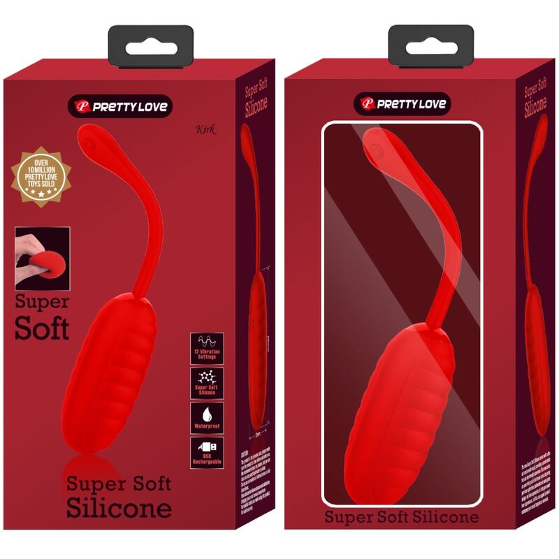Fun Toys-Kirk Uovo Vibratore Ricaricabile Rosso-Silicone, 12 velocità 9 Fun Toys-Kirk Uovo Vibratore Ricaricabile Rosso-Silicone, 12 velocità — PRETTY LOVE · Vibratori (imaginea 9)