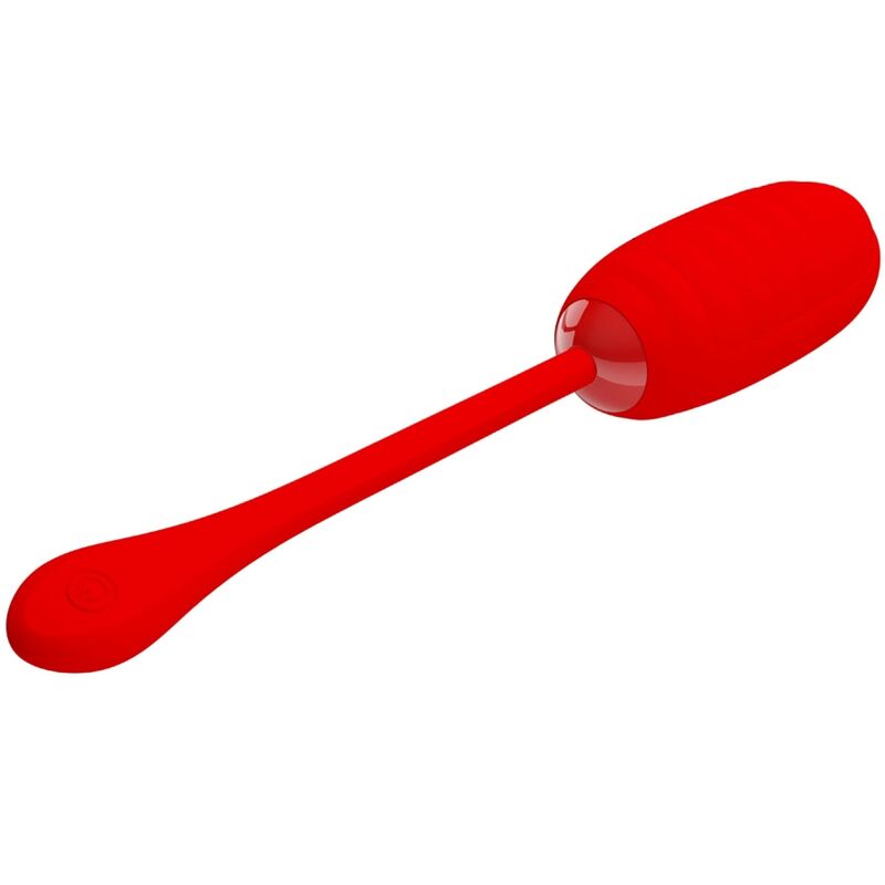 Fun Toys-Kirk Uovo Vibratore Ricaricabile Rosso-Silicone, 12 velocità 3 Fun Toys-Kirk Uovo Vibratore Ricaricabile Rosso-Silicone, 12 velocità — PRETTY LOVE · Vibratori (imaginea 3)