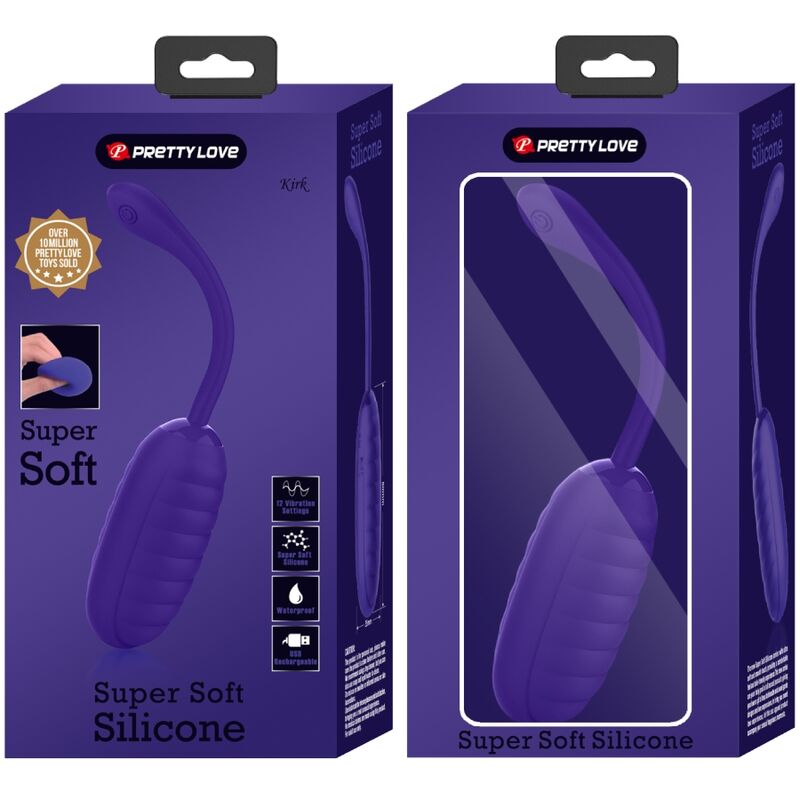 Fun Toys-Kirk Uovo Vibrante Ricaricabile Viola-Silicone, 12 velocità 9 Fun Toys-Kirk Uovo Vibrante Ricaricabile Viola-Silicone, 12 velocità — PRETTY LOVE · Vibratori (imaginea 9)