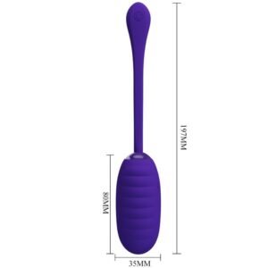 Fun Toys-Kirk Uovo Vibrante Ricaricabile Viola-Silicone, 12 velocità 15 Fun Toys-Kirk Uovo Vibrante Ricaricabile Viola-Silicone, 12 velocità — PRETTY LOVE · Vibratori (imaginea 6)