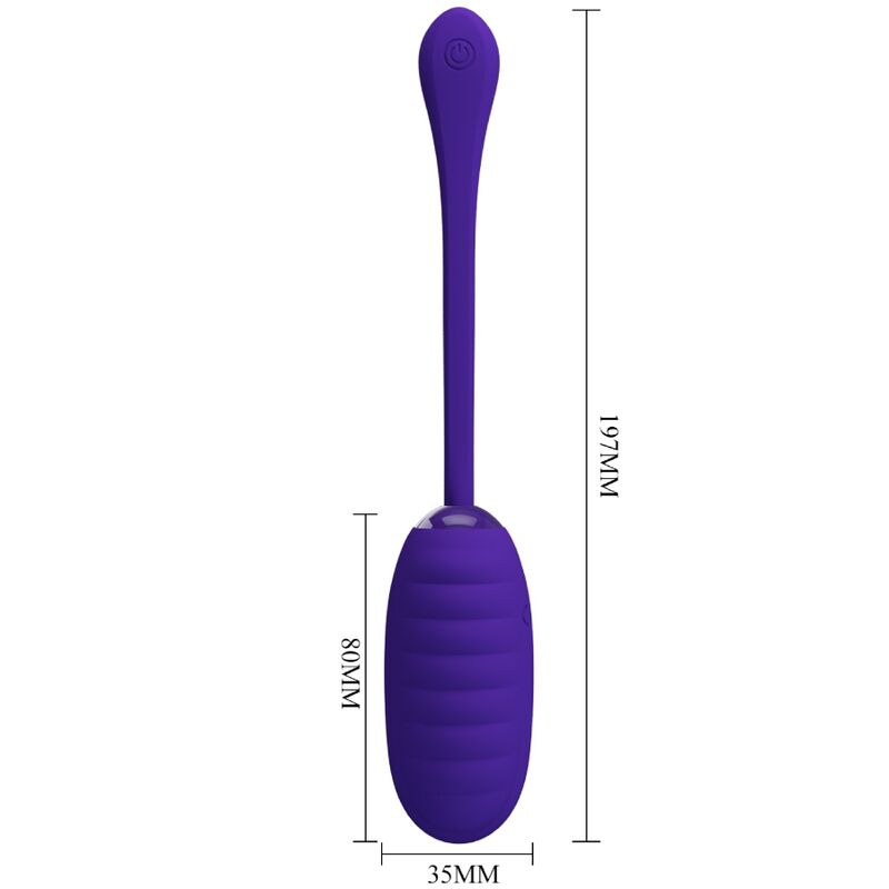 Fun Toys-Kirk Uovo Vibrante Ricaricabile Viola-Silicone, 12 velocità 6 Fun Toys-Kirk Uovo Vibrante Ricaricabile Viola-Silicone, 12 velocità — PRETTY LOVE · Vibratori (imaginea 6)