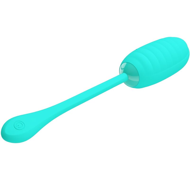 Fun Toys-Kirk Uovo Vibrante Ricaricabile Aqua Green-Silicone, 12 — PRETTY LOVE · Vibratori (immagine 4)