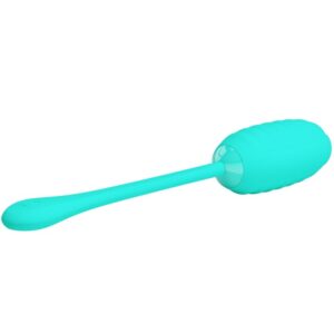 Fun Toys-Kirk Uovo Vibrante Ricaricabile Aqua Green-Silicone, 12 — PRETTY LOVE · Vibratori (immagine 5)