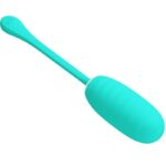 Fun Toys-Kirk Uovo Vibrante Ricaricabile Aqua Green-Silicone, 12 — PRETTY LOVE · Vibratori