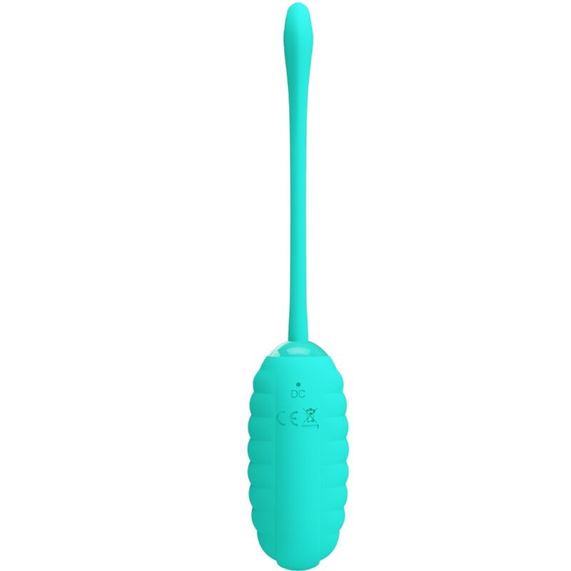 Fun Toys-Kirk Uovo Vibrante Ricaricabile Aqua Green-Silicone, 12 — PRETTY LOVE · Vibratori (immagine 3)