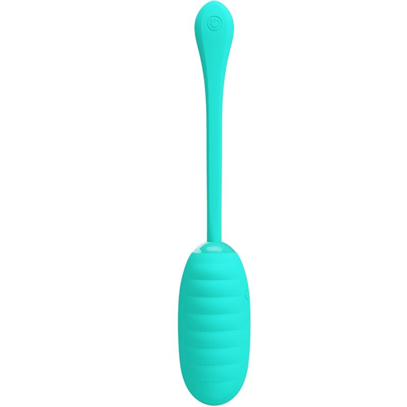 Fun Toys-Kirk Uovo Vibrante Ricaricabile Aqua Green-Silicone, 12 — PRETTY LOVE · Vibratori (immagine 2)