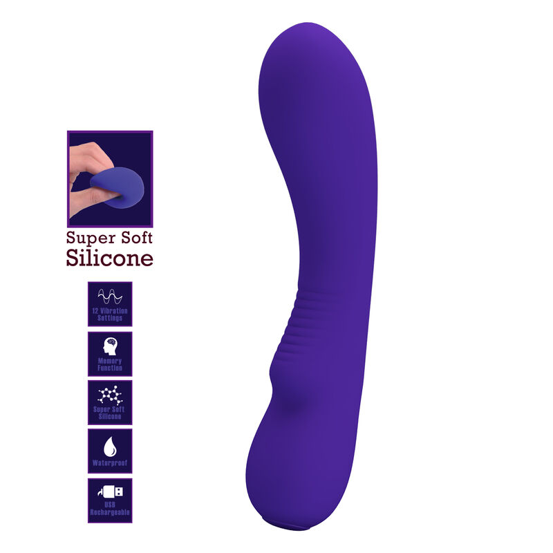 Pretty Love-Prescott Vibratore Ricaricabile Silicone 12 velocità 16 Pretty Love-Prescott Vibratore Ricaricabile Silicone 12 velocità · Vibratori (imaginea 16)