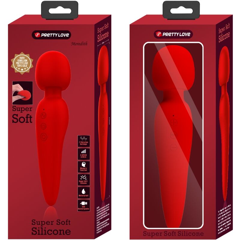High Tech-Meredith Massager 12 modalità di Vibrazione, Silicone 27 High Tech-Meredith Massager 12 modalità di Vibrazione, Silicone — PRETTY LOVE · Vibratori (imaginea 9)