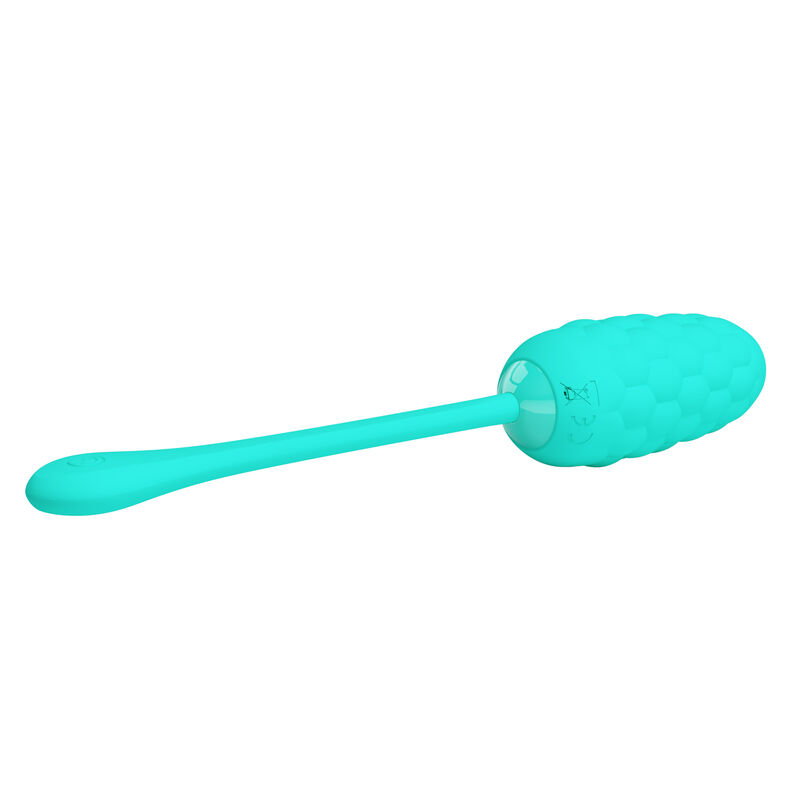 Fun Toys-Uovo Vibrante Ricaricabile Texture Marine Aqua Green, 12 — PRETTY LOVE · Vibratori (imaginea 6)