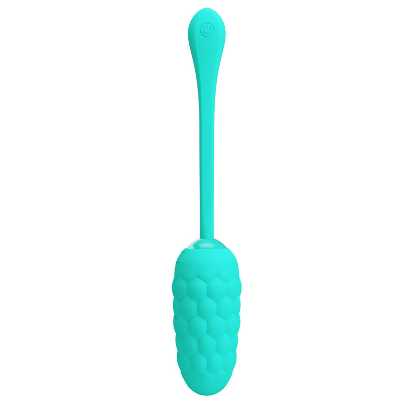 Fun Toys-Uovo Vibrante Ricaricabile Texture Marine Aqua Green, 12 — PRETTY LOVE · Vibratori (imaginea 8)