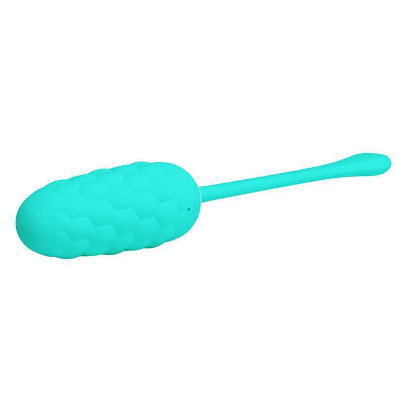 Fun Toys-Uovo Vibrante Ricaricabile Texture Marine Aqua Green, 12 — PRETTY LOVE · Vibratori (imaginea 7)