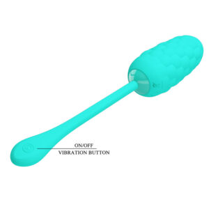Fun Toys-Uovo Vibrante Ricaricabile Texture Marine Aqua Green, 12 — PRETTY LOVE · Vibratori (imaginea 10)