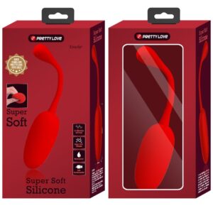 Fun Toys-Knucker Uova Vibratore Rosso Ricaricabile-Silicio, 12 velocità — PRETTY LOVE · Vibratori (imaginea 9)